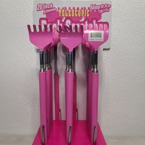6 Pack of Pink 20 Inch Telescopic Back Scratchers